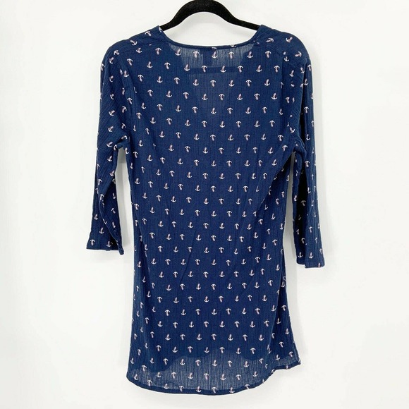 J.CREW Swim Cover Up Tunic Anchor Nautical S Blue - Picture 7 of 7
